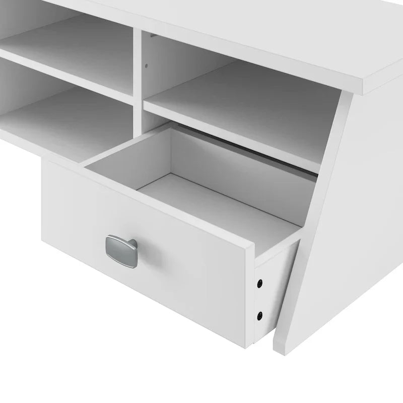 Bureau informatique Broadview 54W avec organisateur de bureau par Bush Furniture
