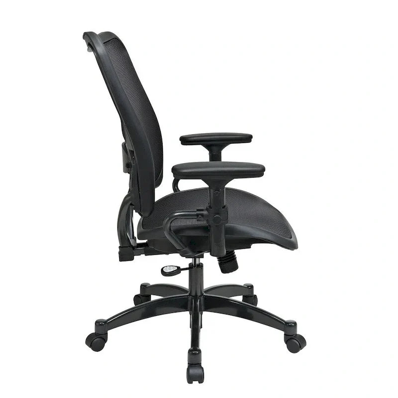 Chaise de bureau professionnelle avec accents bronze canon