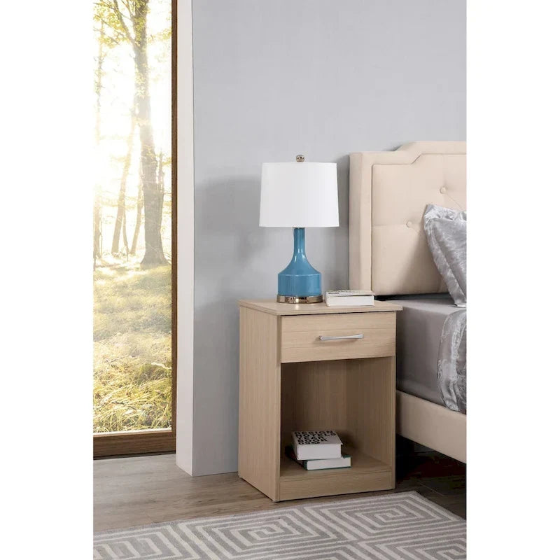 Table de chevet Lindsey à 1 tiroir (61 cm H x 46 cm L x 41 cm P)