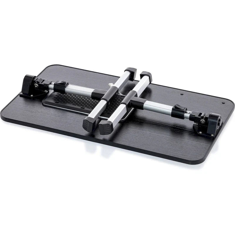Oreiller de mari - Plateau de lit en bois petit - Convient aux ordinateurs portables jusqu'à 17 pouces - avec double coussin, fente multifonctionnelle pour tablette