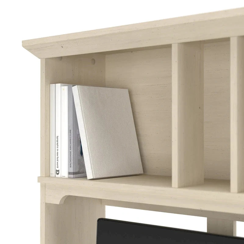 Bureau d'angle en L 60W Salinas de Bush Furniture avec armoire de rangement