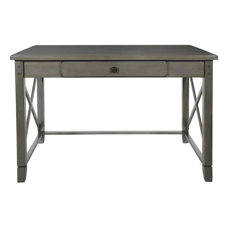 Bureau Hillsboro finition gris patiné