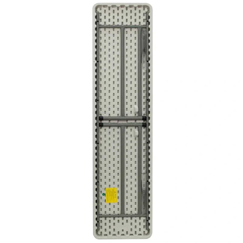 Table de formation pliable en plastique de 45,7 cm L x 182,9 cm P, surface blanche granitée