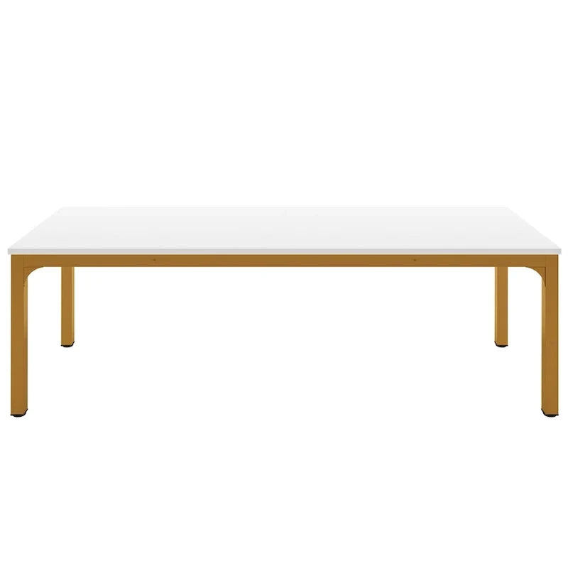Table de conférence de séminaire d'affaires rectangulaire de 6,5 pieds