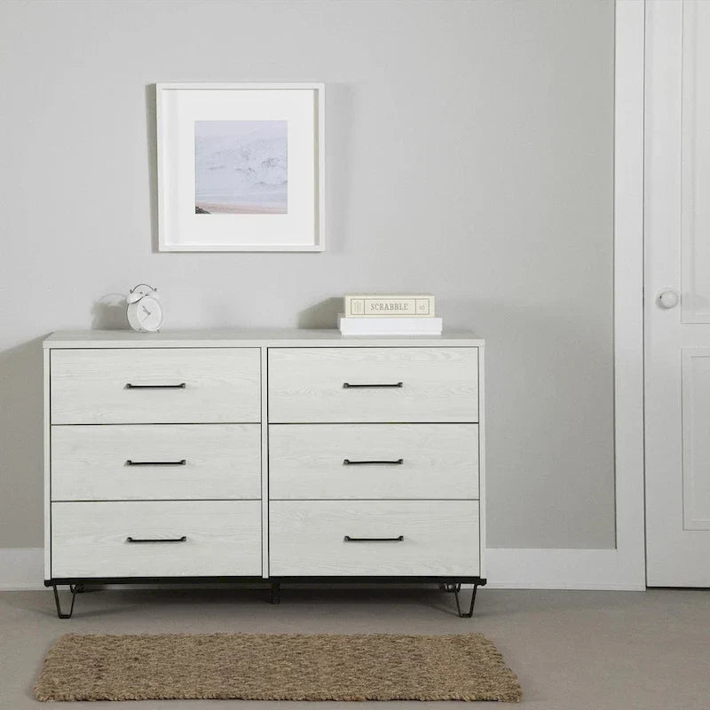Commode double à 6 tiroirs Arlen de South Shore
