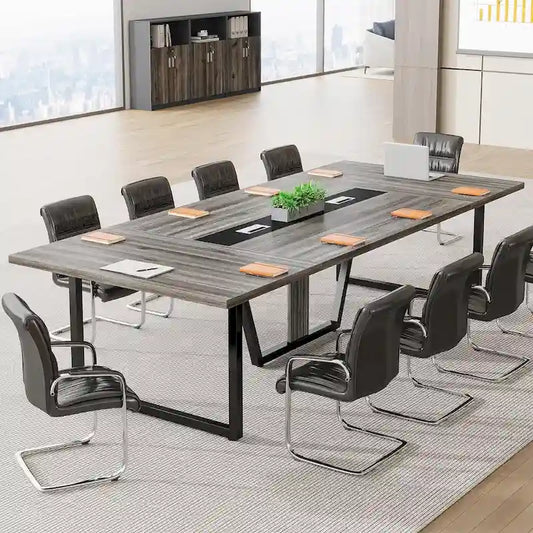 Table de conférence de 2,4 m pour 10 personnes
