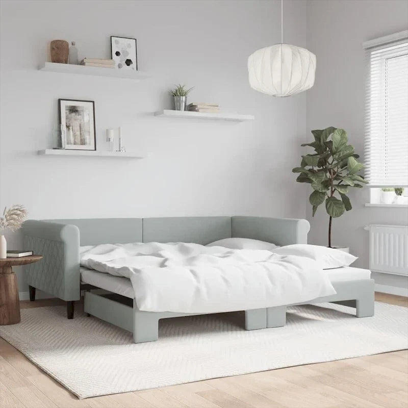 vidaXL Lit de repos Rembourré Canapé de jour pour Chambre à coucher Salon Velours