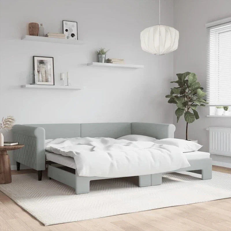 vidaXL Lit de repos Rembourré Canapé de jour pour Chambre à coucher Salon Velours