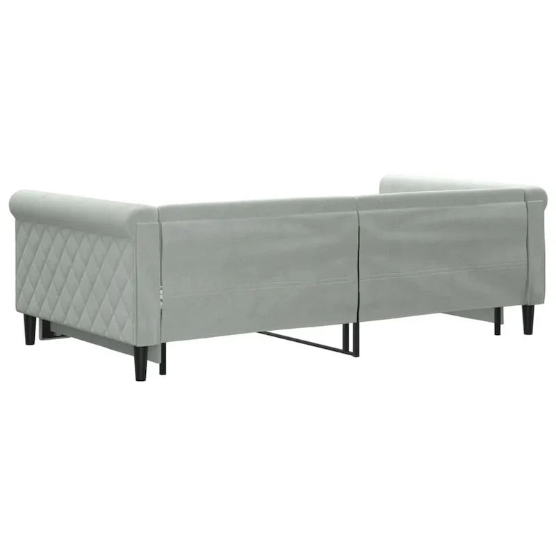 vidaXL Lit de repos Rembourré Canapé de jour pour Chambre à coucher Salon Velours