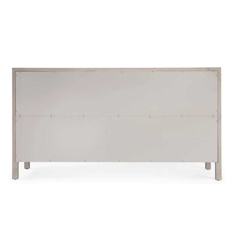 Commode large en bois à 6 tiroirs Nora