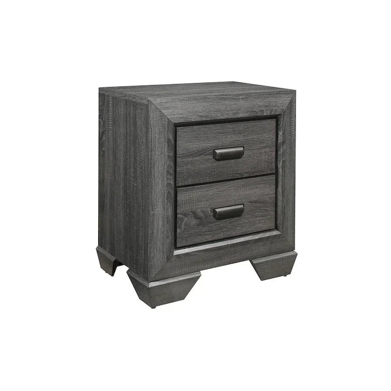 Ensemble de chambre moderne à 3 pièces Valli gris