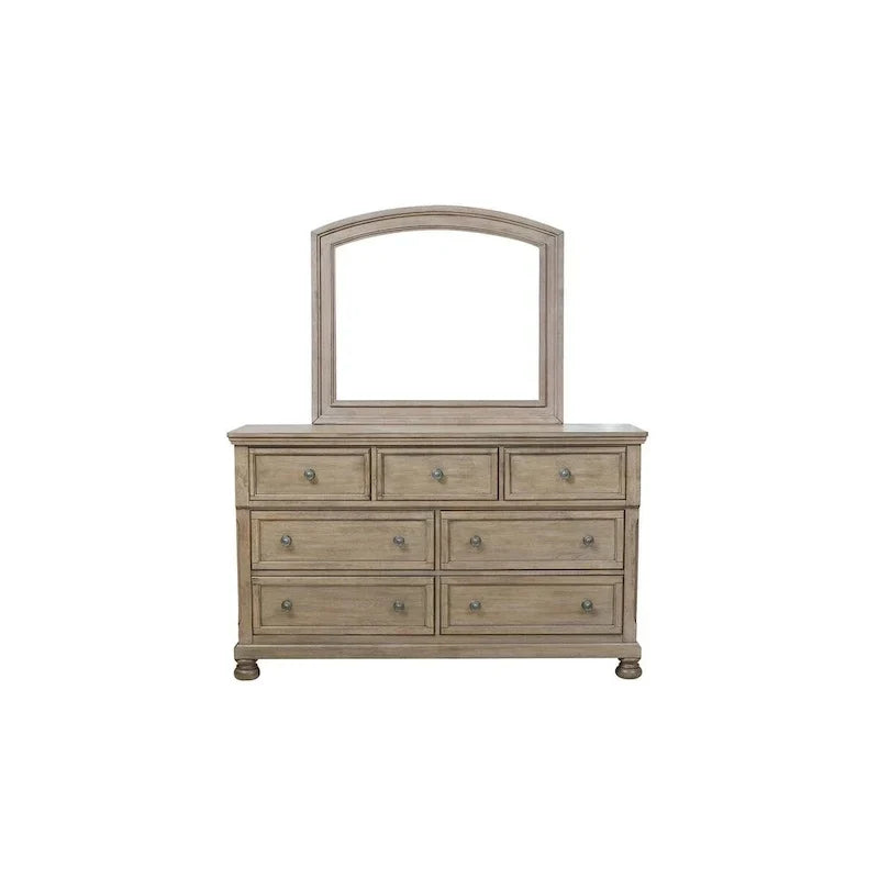 Ensemble de chambre à coucher Donald 3 pièces moderne gris avec lit traîneau de rangement et plateforme