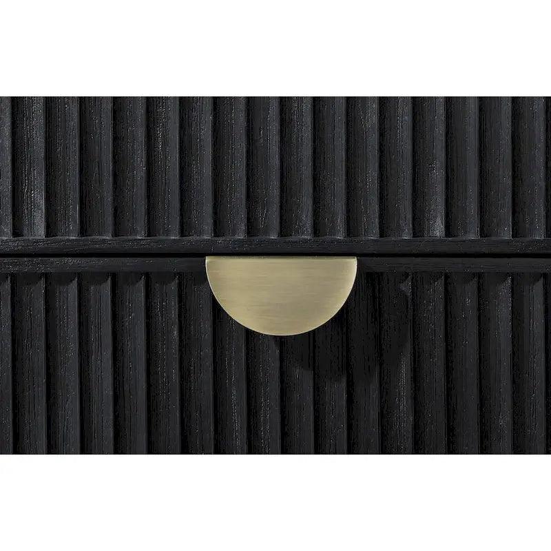 Table de chevet Mason Black à 2 tiroirs