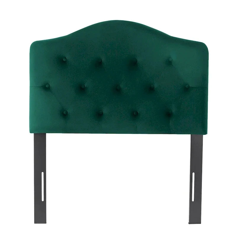 Tête de lit capitonnée Adeco Camelback pour lit jumeau