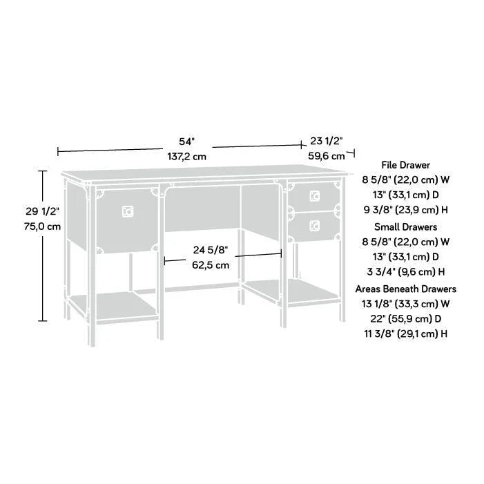 Bureau double Steel River