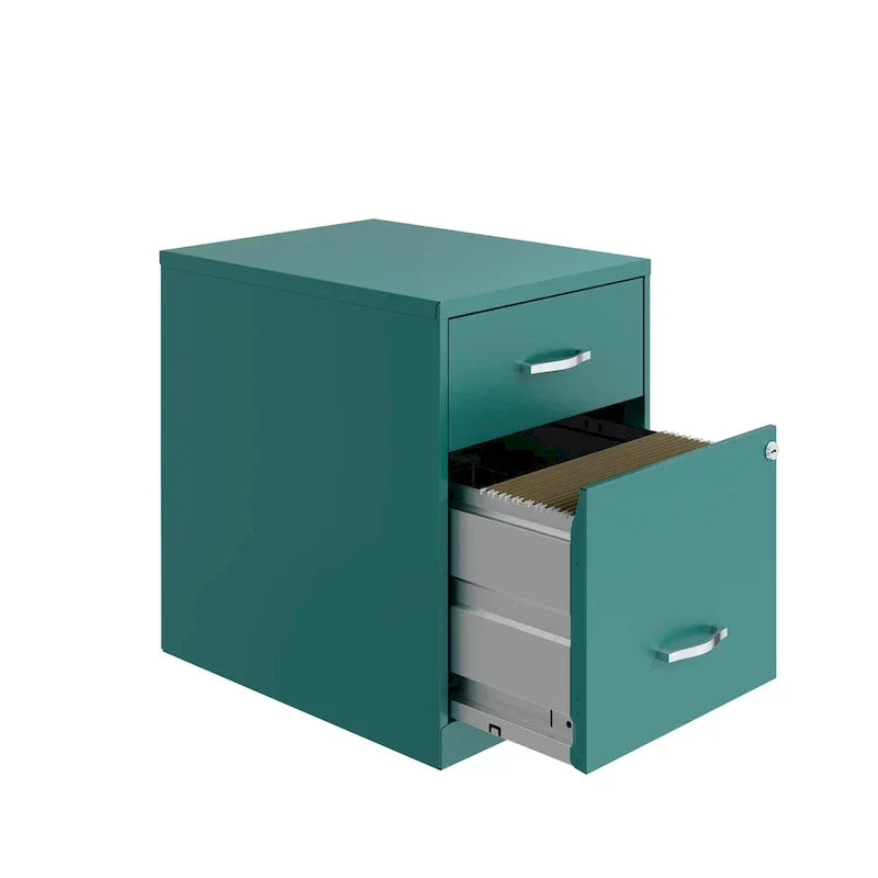 Classeur vertical Space Solutions 18 po de profondeur à 2 tiroirs de largeur lettre avec tiroir à accessoires
