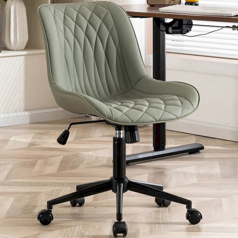 Chaises de bureau sans accoudoirs avec roulettes pour bureau à domicile