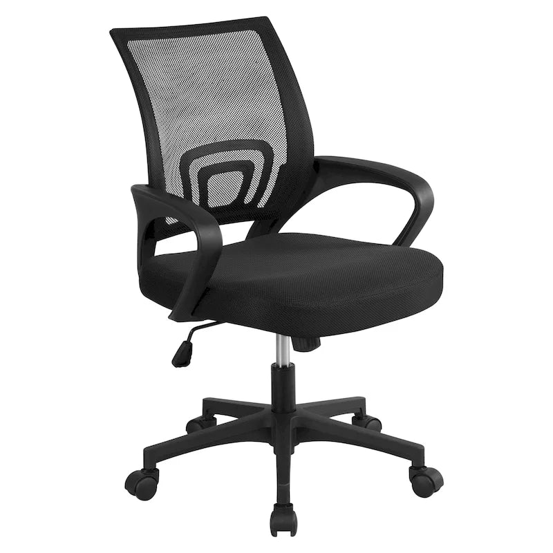 Chaise de bureau ergonomique Yaheetech réglable avec dossier en maille et pivotant