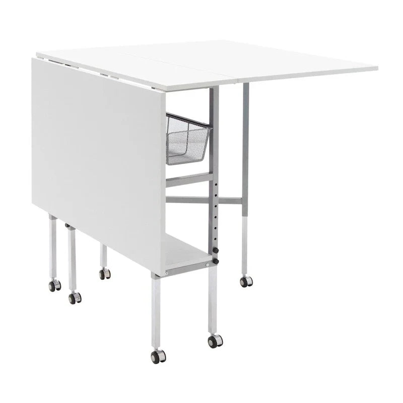 Sew Ready Adjustable Height Hobby and Craft Table with Drawers