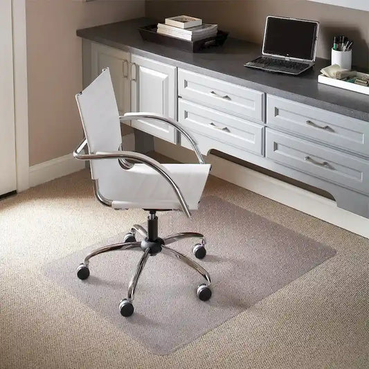 Tapis de protection de chaise 45 x 53 avec surface texturée antidérapante et anti-éraflures