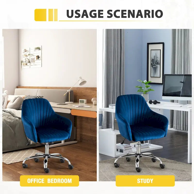 Chaise de bureau de loisirs moderne GEITIN avec hauteur réglable