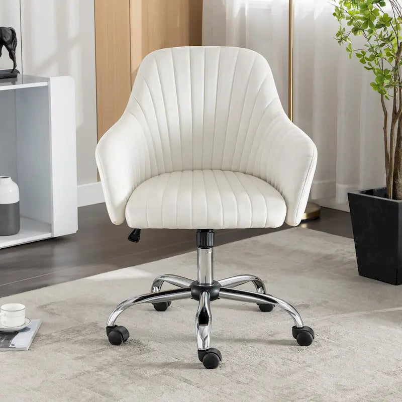 Chaise de bureau de loisirs moderne GEITIN avec hauteur réglable
