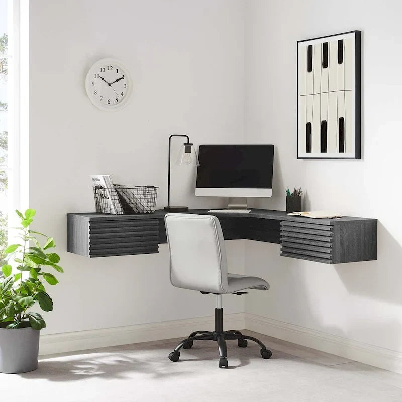 Bureau d'angle mural Render