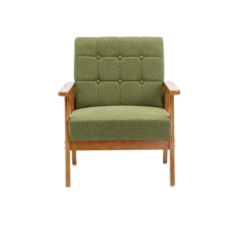 Ensemble de 2 Fauteuils d'Appoint avec Table d'appoint Fauteuil pour Salon Chambre Bureau - 78cm(H) * 64.5cm(L) * 71cm(P)