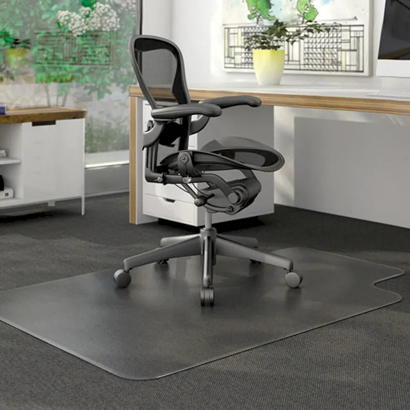Tapis de protection transparent en PVC pour bureau à domicile, tapis de chaise