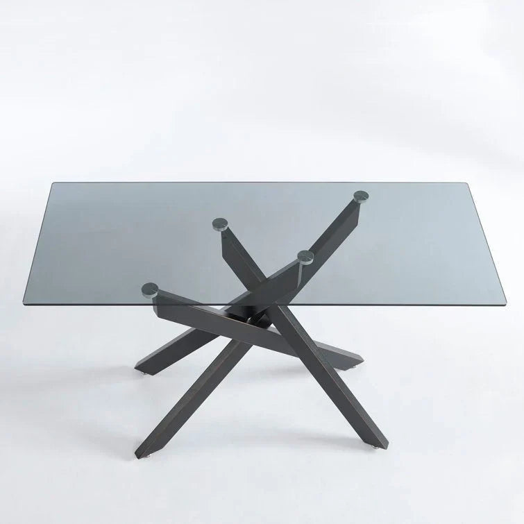 45.3 Table console avec plateau en verre - N/A