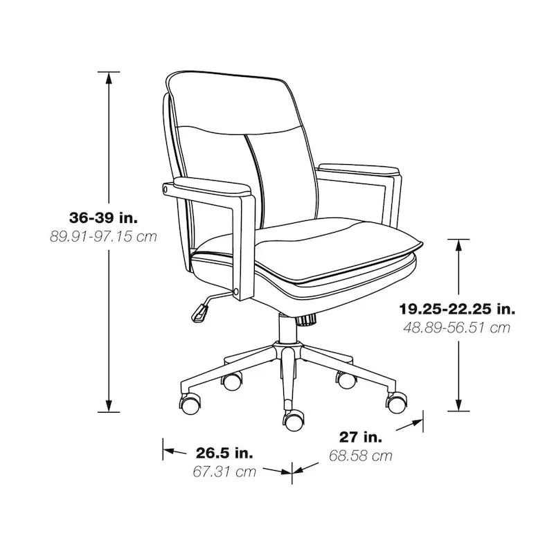 Chaise de bureau Woodlands