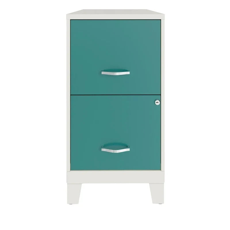 Classeur vertical à 2 tiroirs Space Solutions 18D avec tiroir pour accessoires et pieds