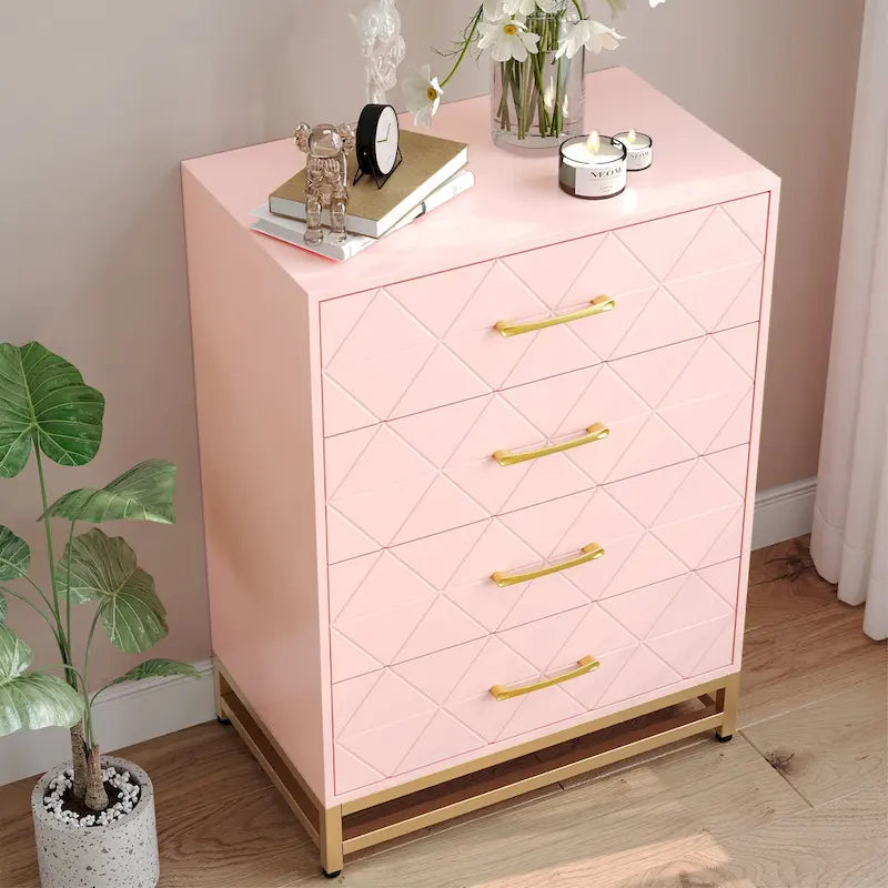 Commode de chambre à 4 tiroirs