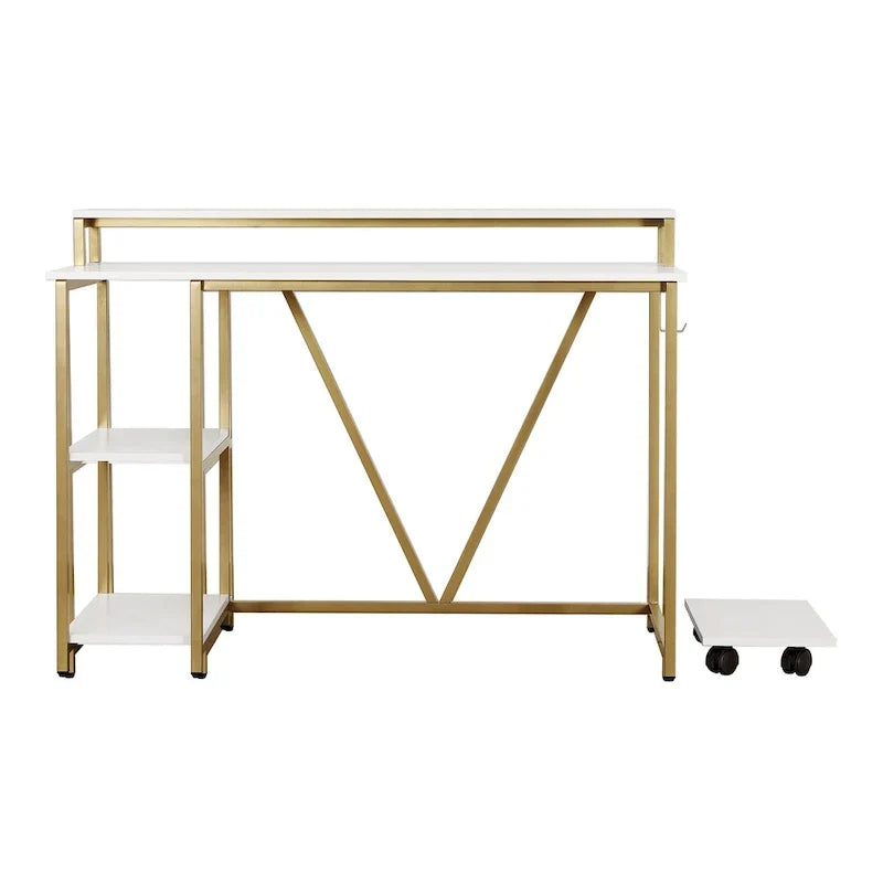Bureau industriel, doré