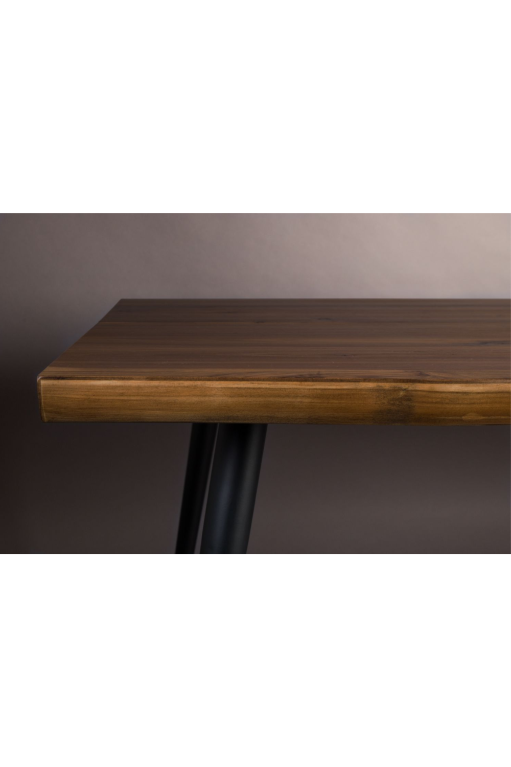 Table de salle à manger rectangulaire XL en noyer