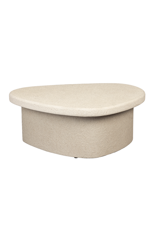 Table basse en marbre beige