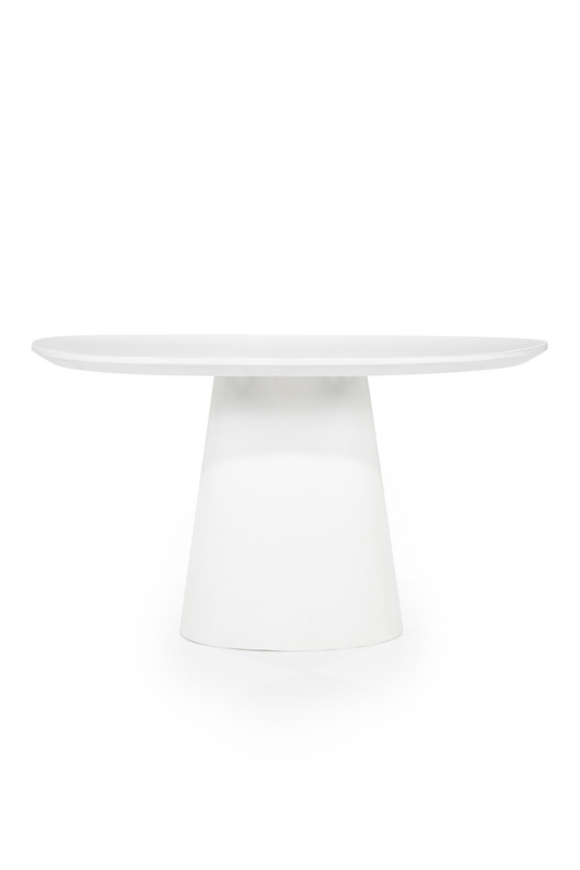 Table à manger ronde blanche