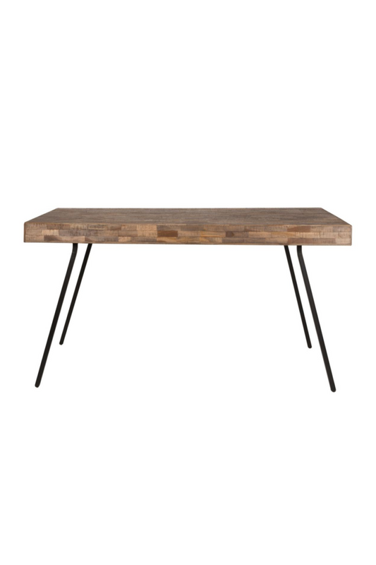 Table à manger en teck recyclé - P