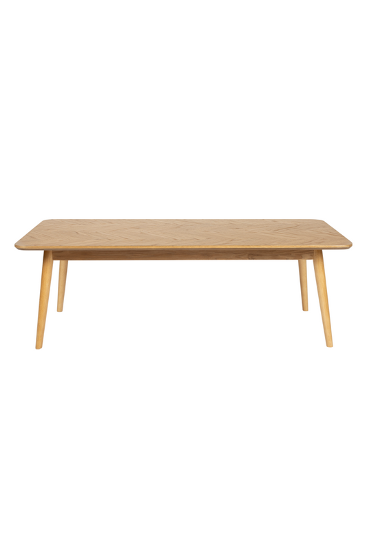 Table basse rectangulaire en bois